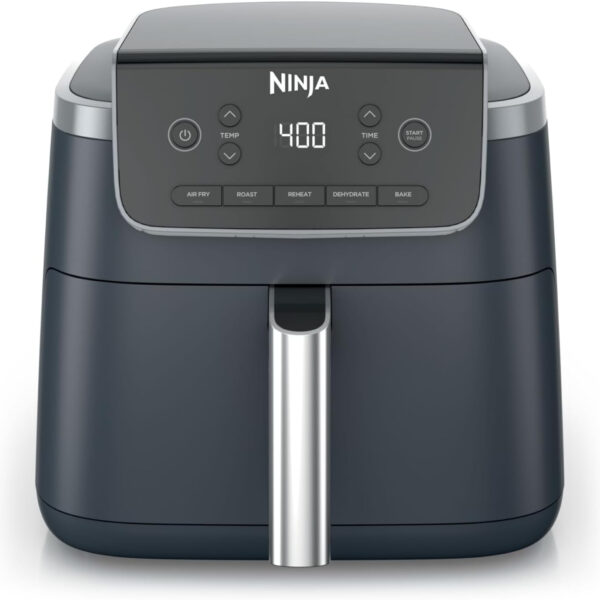 Ninja Air Fryer with Air Crisp | 5 QT Capacity fits up to 4lbs of Fries | 4-in-1 Pro Air Fry, Roast, Reheat, Dehydrate | 400°F