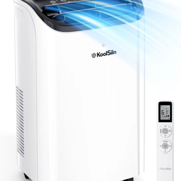 14000 BTU Portable Air Conditioner with Cooling, Dehumidifier, Fan, Sleep Mode & Remote Control
