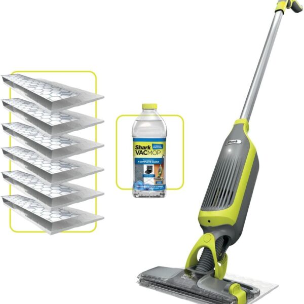 2-in-1 Cordless Hard Floor Vacuum Spray Mop Charcoal Grey