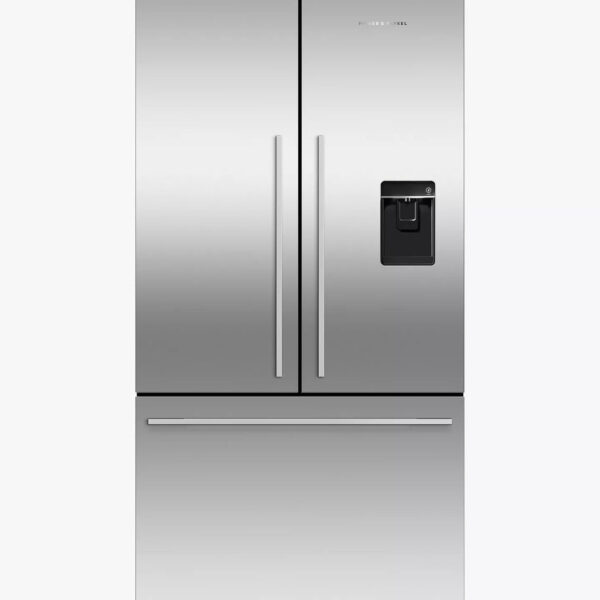 569L French Door Freestanding Fridge Freezer, Stainless Steel, Frost Free, E Energy Rating