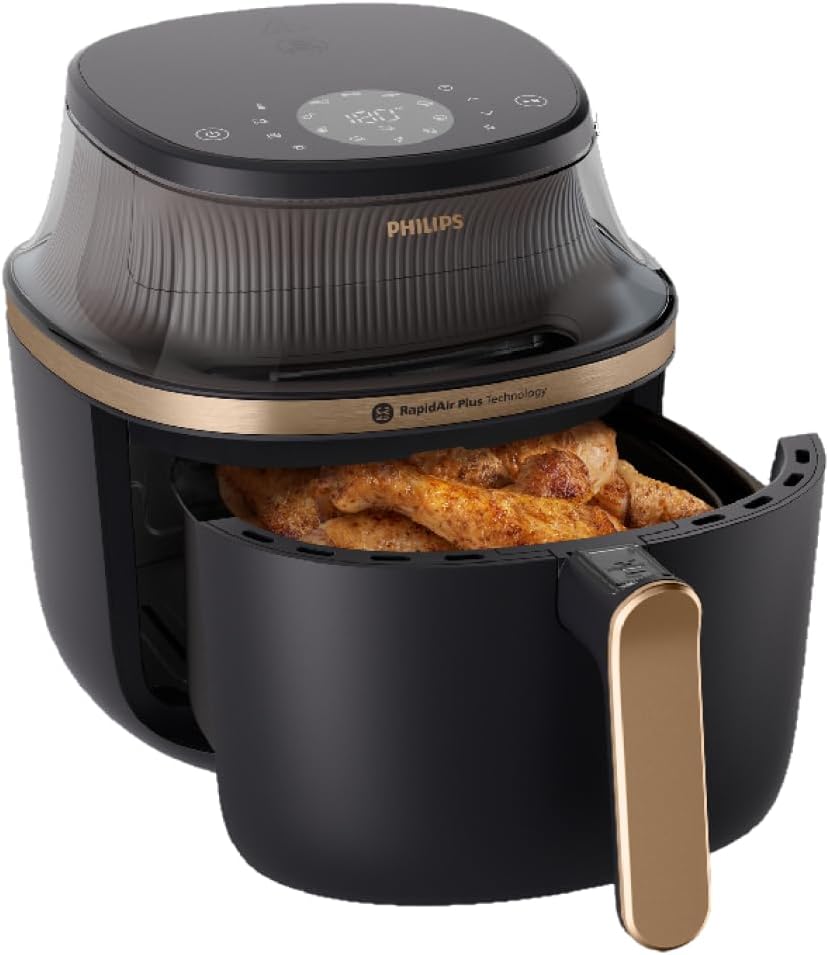 Air Fryer 7.2L 2000W 16-in-1 RapidAir Plus Cooking Window Black Air Fryer 7.2L 2000W 16-in-1 RapidAir Plus Cooking Window Black
