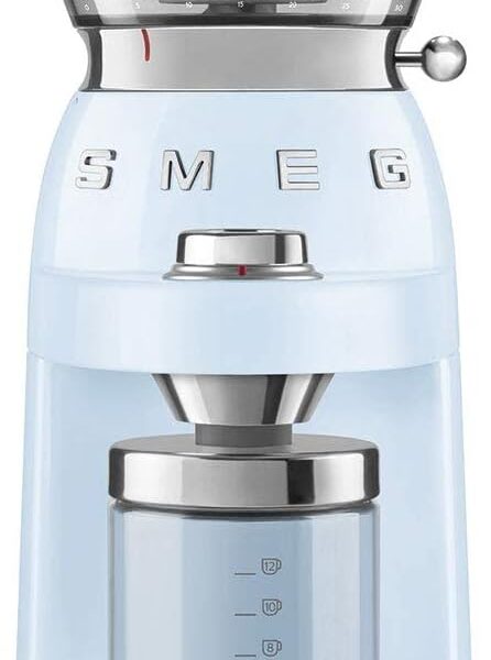 Coffee Grinder 150W 30 Grind Levels Conical Burr Pastel Blue