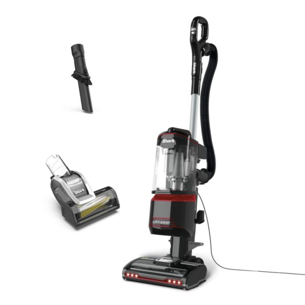 Corded Upright Vacuum Cleaner 1.1L Lift-Away Technology Red/Black
