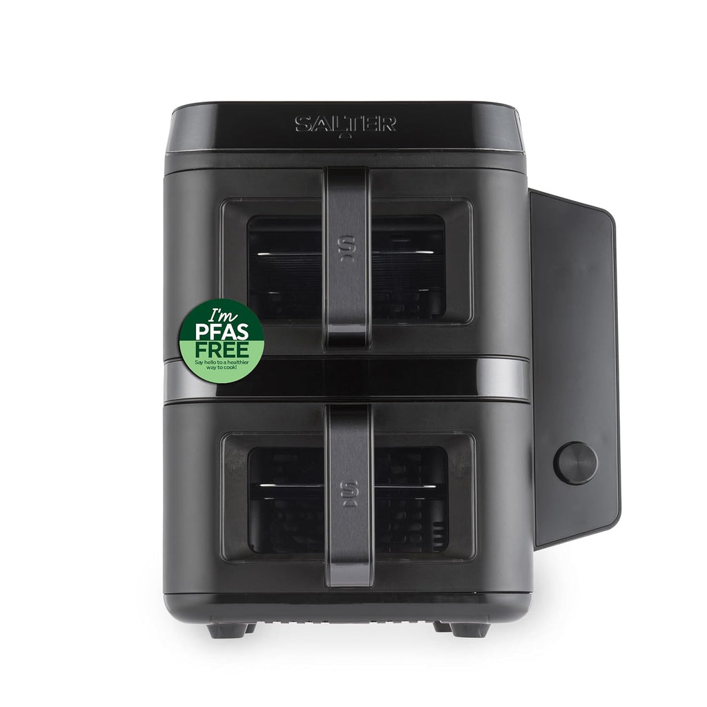 Double Stack Air Fryer 9L 2400W 12 Functions Black Double Stack Air Fryer 9L 2400W 12 Functions Black