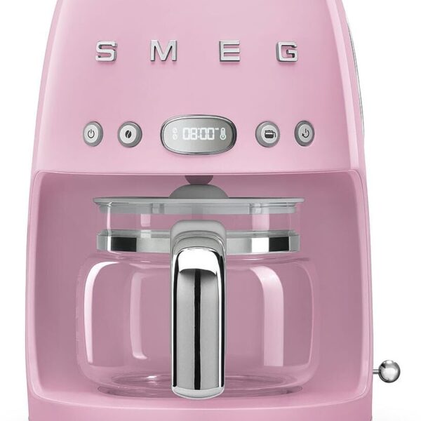 Drip Coffee Machine 1.4L 10 Cups Programmable Timer Pink