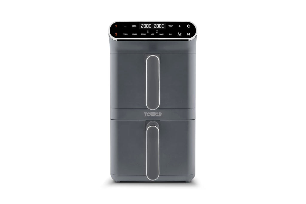Dual Stack Air Fryer 11L 2460W 6 Presets Graphite Dual Stack Air Fryer 11L 2460W 6 Presets Graphite
