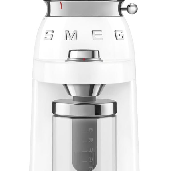 Electric Coffee Grinder 240g 150W Conical Burr White