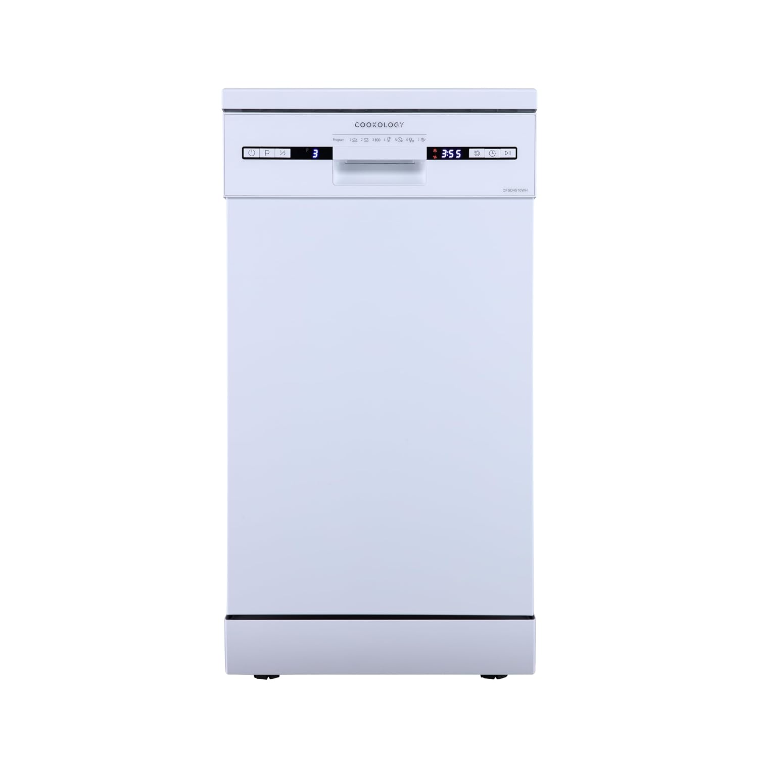 Freestanding Dishwasher 10 Place Settings 45cm White Freestanding Dishwasher 10 Place Settings 45cm White