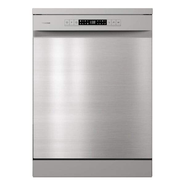 Freestanding Dishwasher 13 Place Settings 6 Programs 47dB Silver