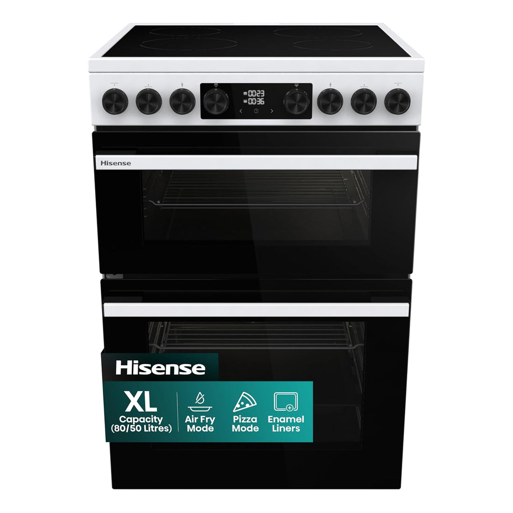 Freestanding Electric Cooker 130L 60cm White Freestanding Electric Cooker 130L 60cm White