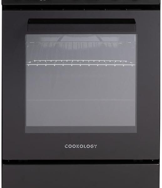 Freestanding Electric Cooker 62L 50cm Black