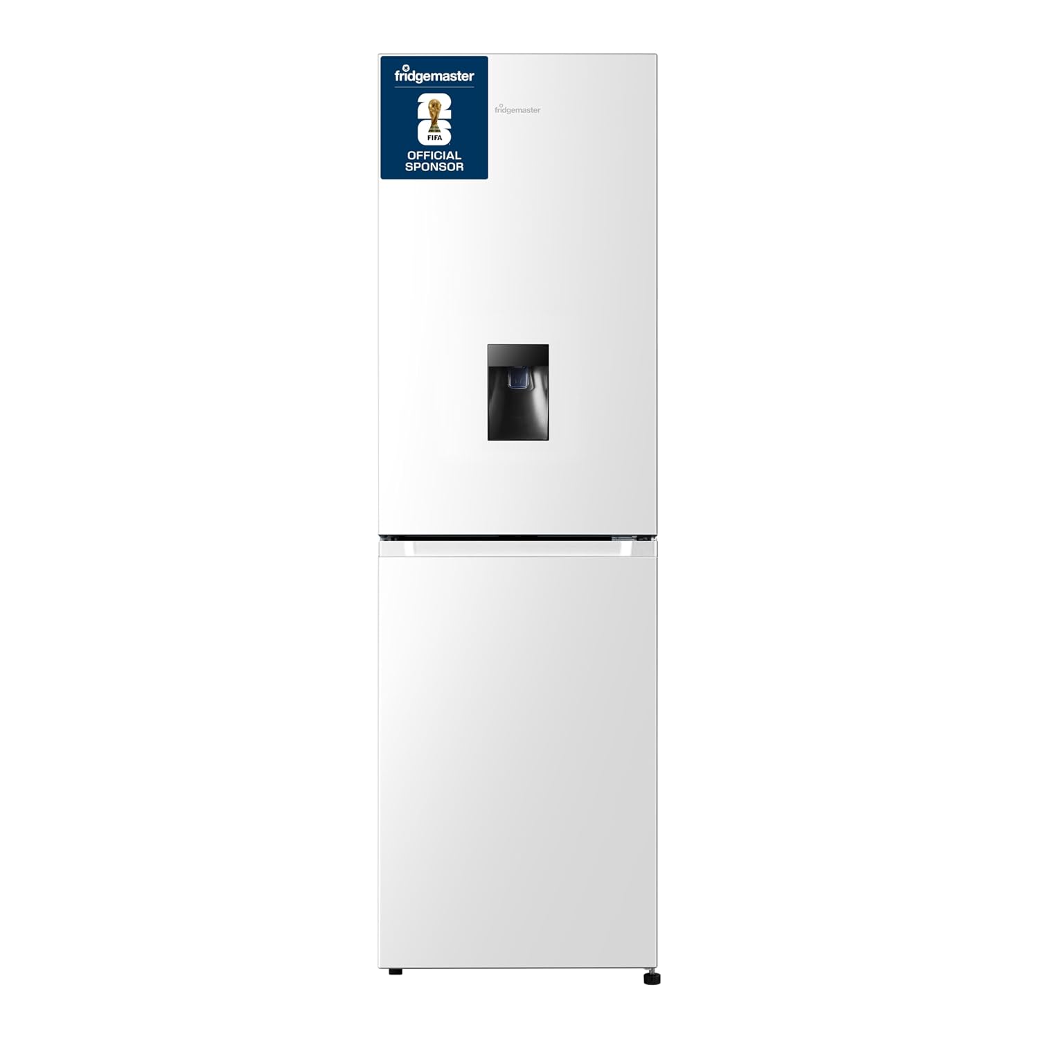 Freestanding Fridge Freezer 256L Frost Free Water Dispenser White Freestanding Fridge Freezer 256L Frost Free Water Dispenser White