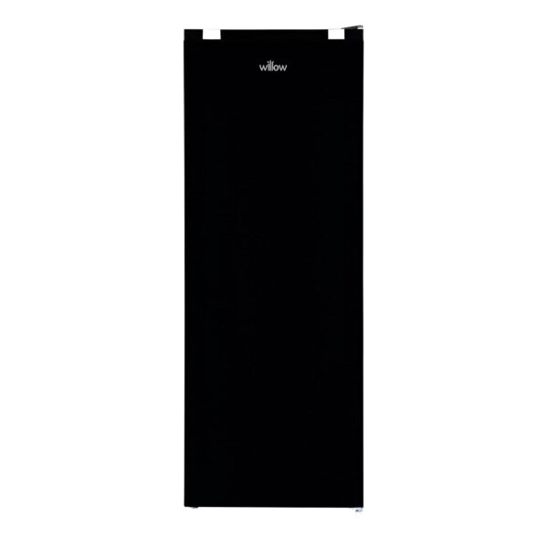 Freestanding Larder Fridge 241L 144Cm Reversible Door Mark-Proof Finish Black