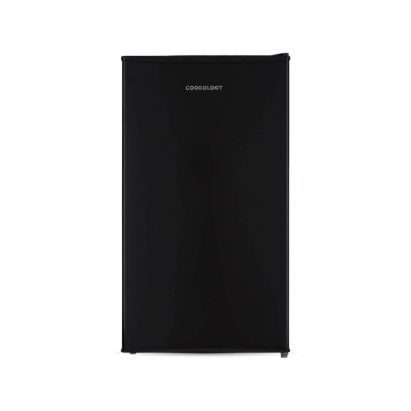 Freestanding Under Counter Fridge 93L Reversible Door Black