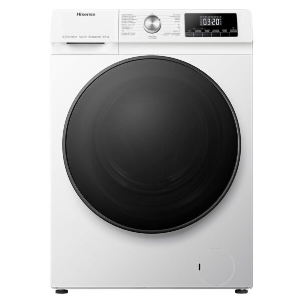 Freestanding Washer Dryer 8Kg Wash 5Kg Dry 1400Rpm Pure Steam White