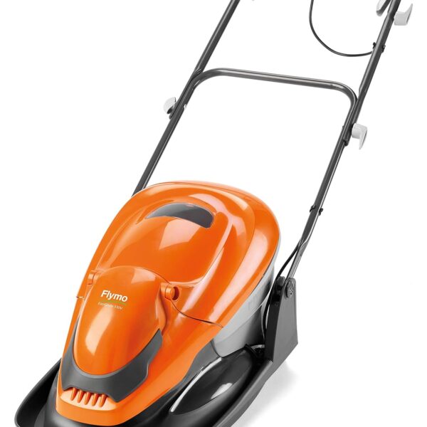 Hover Lawn Mower 33cm 1700W 20L Grass Box 4 Cutting Heights Orange Grey