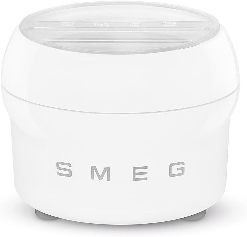 Ice Cream Maker Accessory 1.1L For Smeg Stand Mixer White Ice Cream Maker Accessory 1.1L For Smeg Stand Mixer White