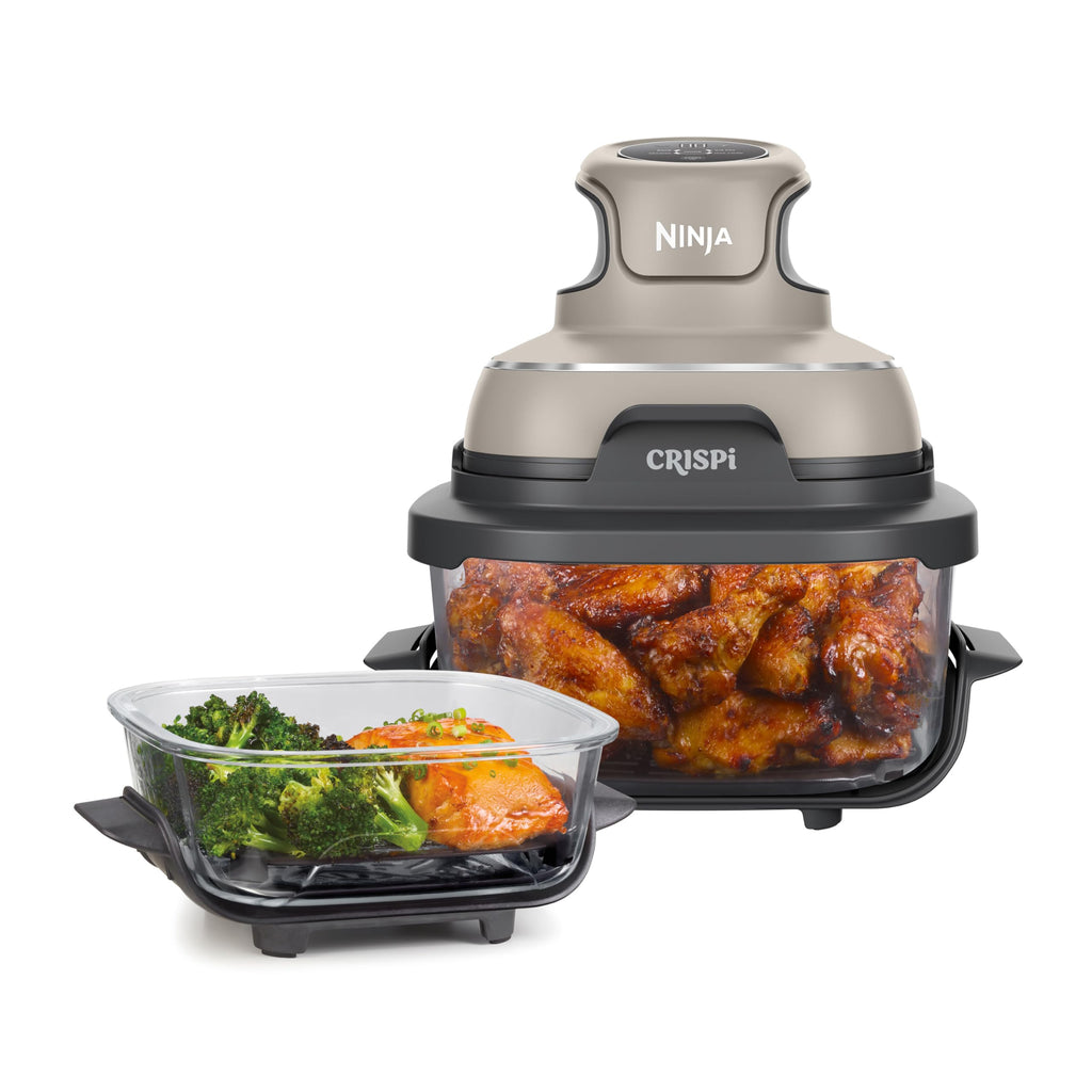 Ninja CRISPi Portable Air Fryer, 3.8L, 4-in-1: Air Fry, Roast, Keep Warm, Recrisp, Space Saving Compact Design Ninja CRISPi Portable Air Fryer, 3.8L, 4-in-1: Air Fry, Roast, Keep Warm, Recrisp, Space Saving Compact Design