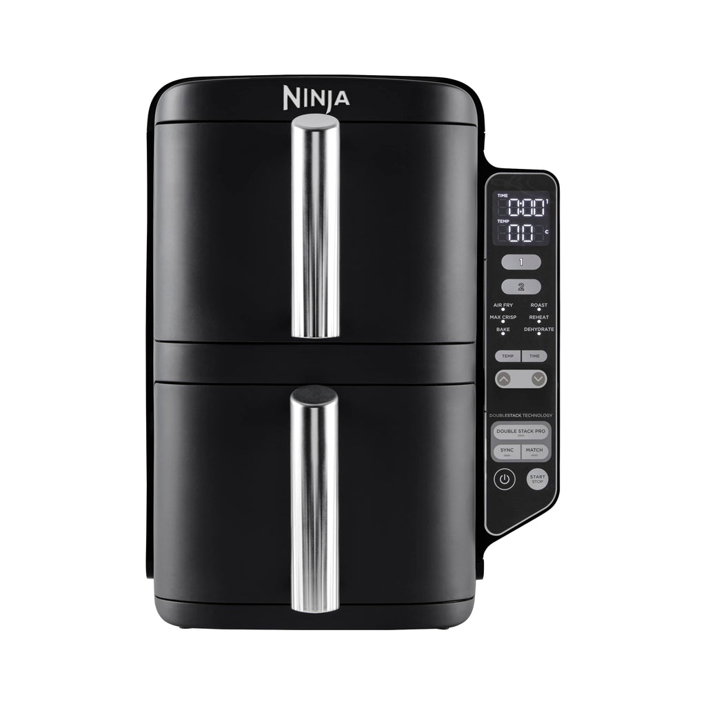 Ninja Double Stack Air Fryer, Vertical Dual Drawer Air Fryer with 4 cooking levels, 2 Drawers and 2 Racks Ninja Double Stack Air Fryer, Vertical Dual Drawer Air Fryer with 4 cooking levels, 2 Drawers and 2 Racks