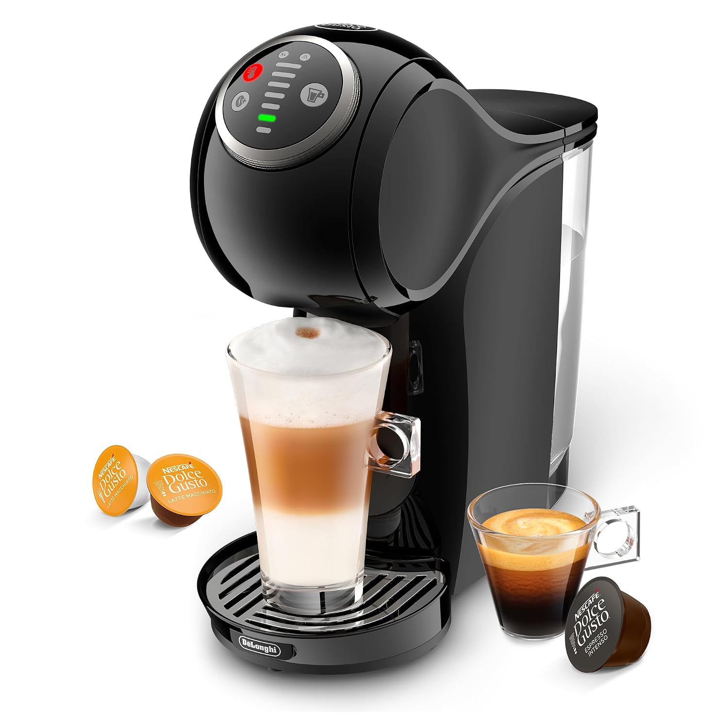 Pod Coffee Machine 15 Bar Genio S Plus Black Pod Coffee Machine 15 Bar Genio S Plus Black