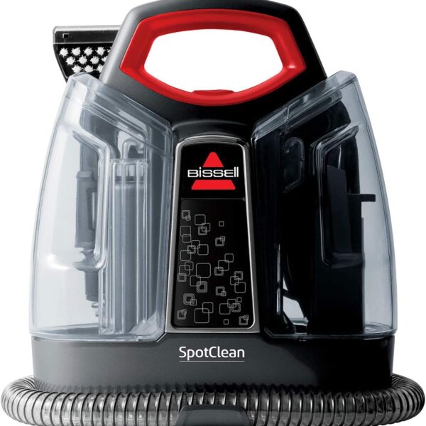 Portable Carpet Cleaner 330W HeatWave Technology Spot Cleaner Titanium/Red