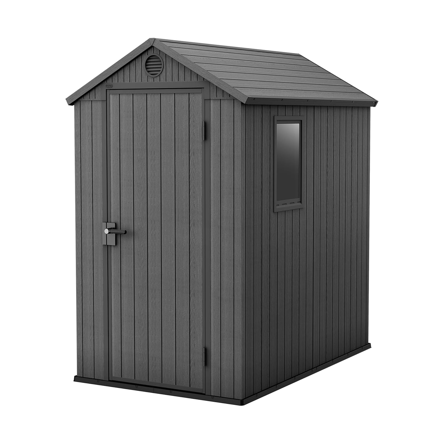 Resin Garden Storage Shed 6 X 4 Ft Grey Single Door Lockable Resin Garden Storage Shed 6 X 4 Ft Grey Single Door Lockable