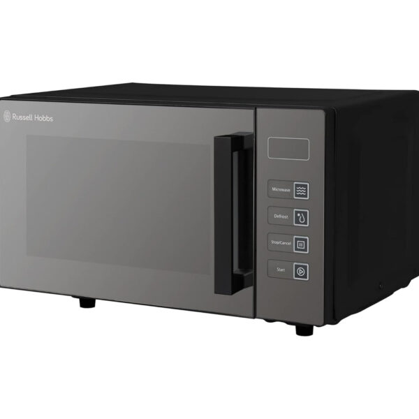 Russell Hobbs RHEM2301B 23L Easi Flatbed Digital 800w Solo Microwave, Freestanding, Black