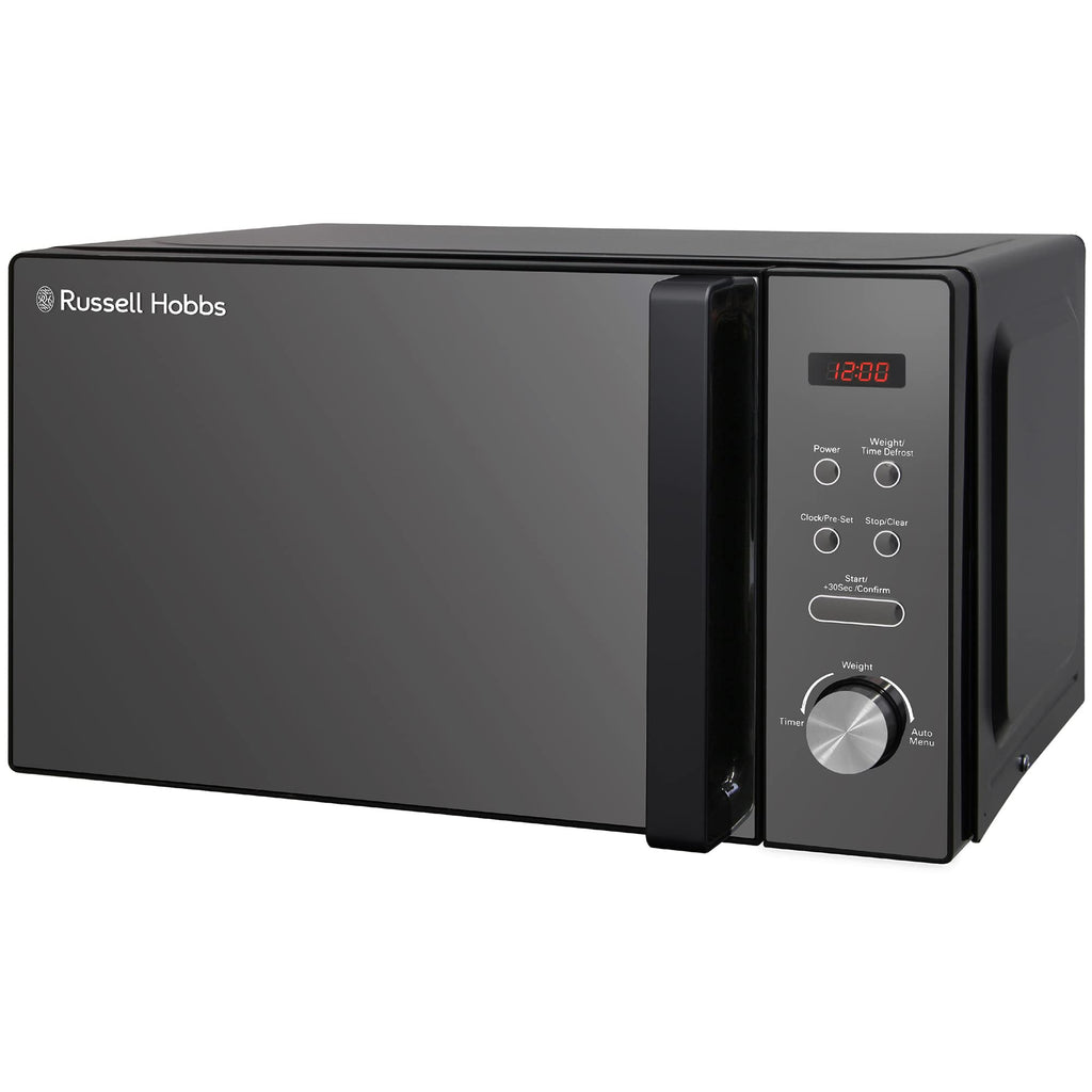 Russell Hobbs RHM2076B 20 Litre 800 W Black Digital Solo Microwave with 5 Power Levels Russell Hobbs RHM2076B 20 Litre 800 W Black Digital Solo Microwave with 5 Power Levels