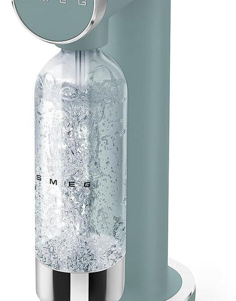 Soda Maker 800ml Non-Slip Feet Space Saving Design Emerald Green