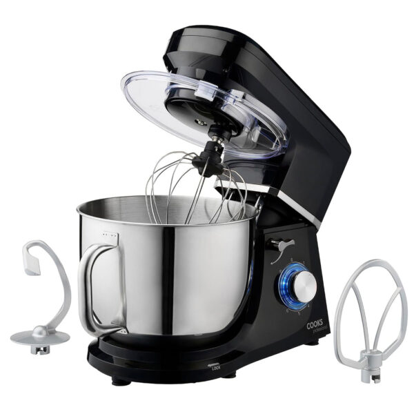 Stand Mixer 1200W 7L Stainless Steel Bowl 6 Speeds Pulse Pink