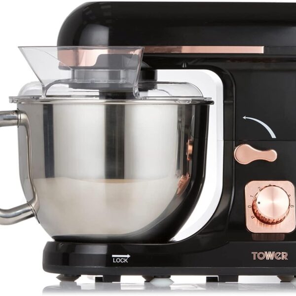 Stand Mixer 5L 6 Speeds Pulse Function 1000W Rose Gold