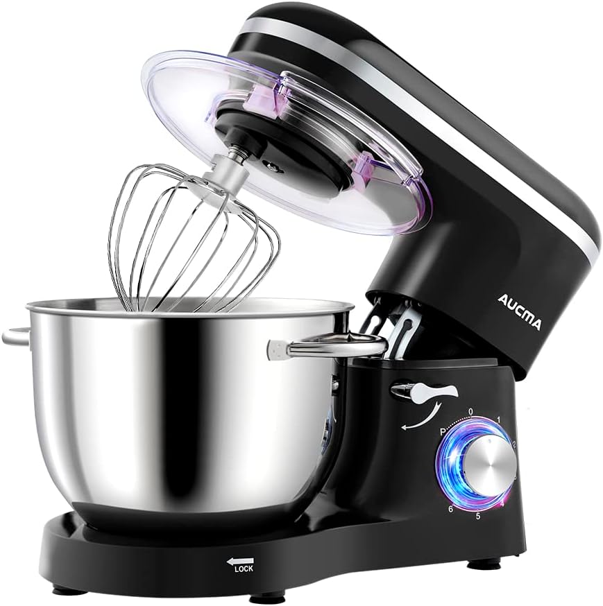 Stand Mixer 6.2L 1400W 6 Speed Tilt-Head Black Stand Mixer 6.2L 1400W 6 Speed Tilt-Head Black