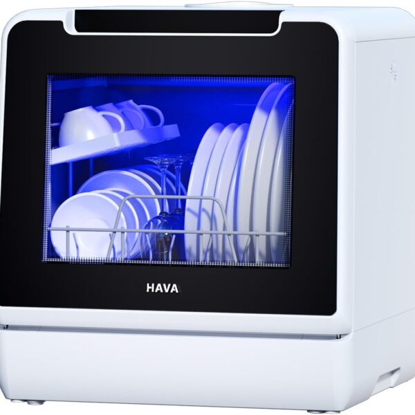 Table Top Dishwasher 5L Water Tank 8 Programs Child Lock White