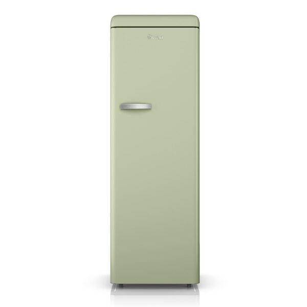 Tall Larder Fridge 337L 5 Shelves Frost Free Green