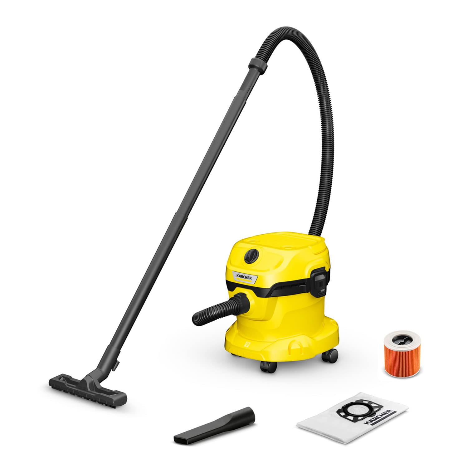 Wet And Dry Vacuum Cleaner 12L 1000W Blowing Function Yellow Wet And Dry Vacuum Cleaner 12L 1000W Blowing Function Yellow