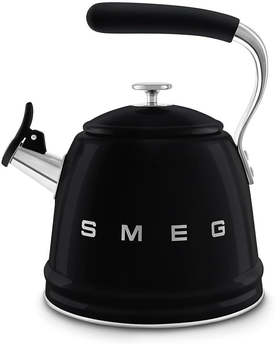 Whistling Kettle 2.3L Stainless Steel Silicone Handle Black Whistling Kettle 2.3L Stainless Steel Silicone Handle Black